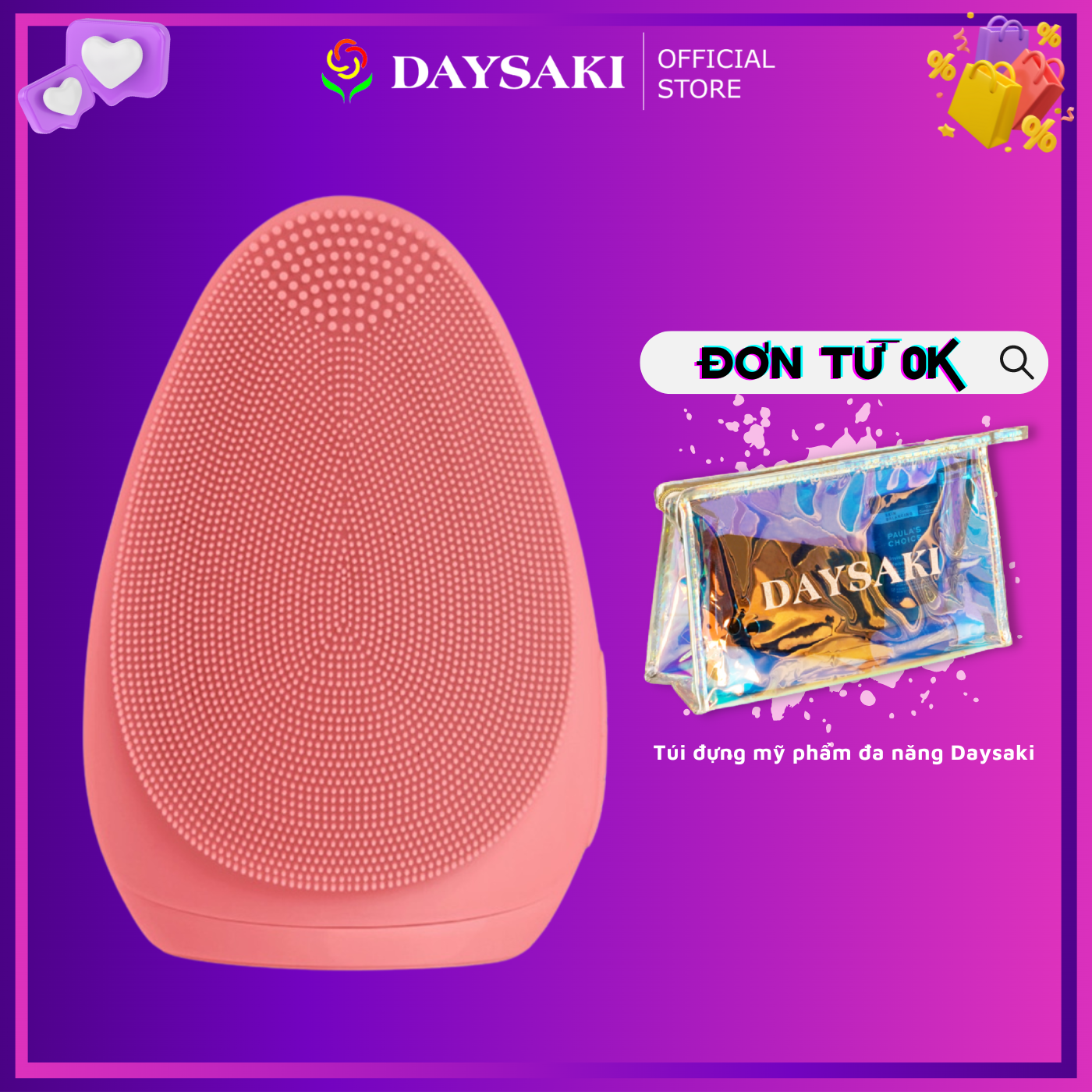 Emmie Máy Rửa Mặt Premium Facial Cleansing Brush