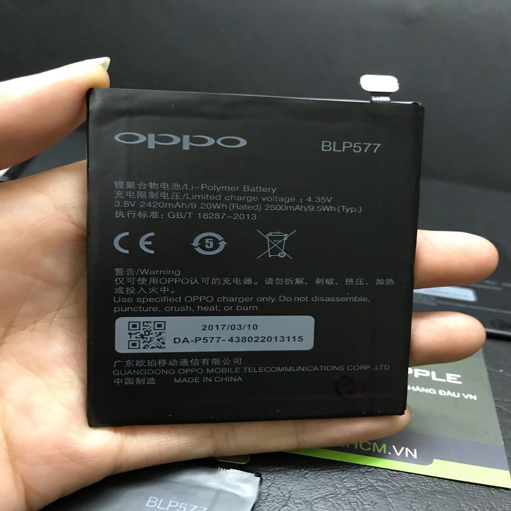 Pin OPPO ( R3, Mirror 5, Neo 7) P577 zin bảo hành 6 tháng