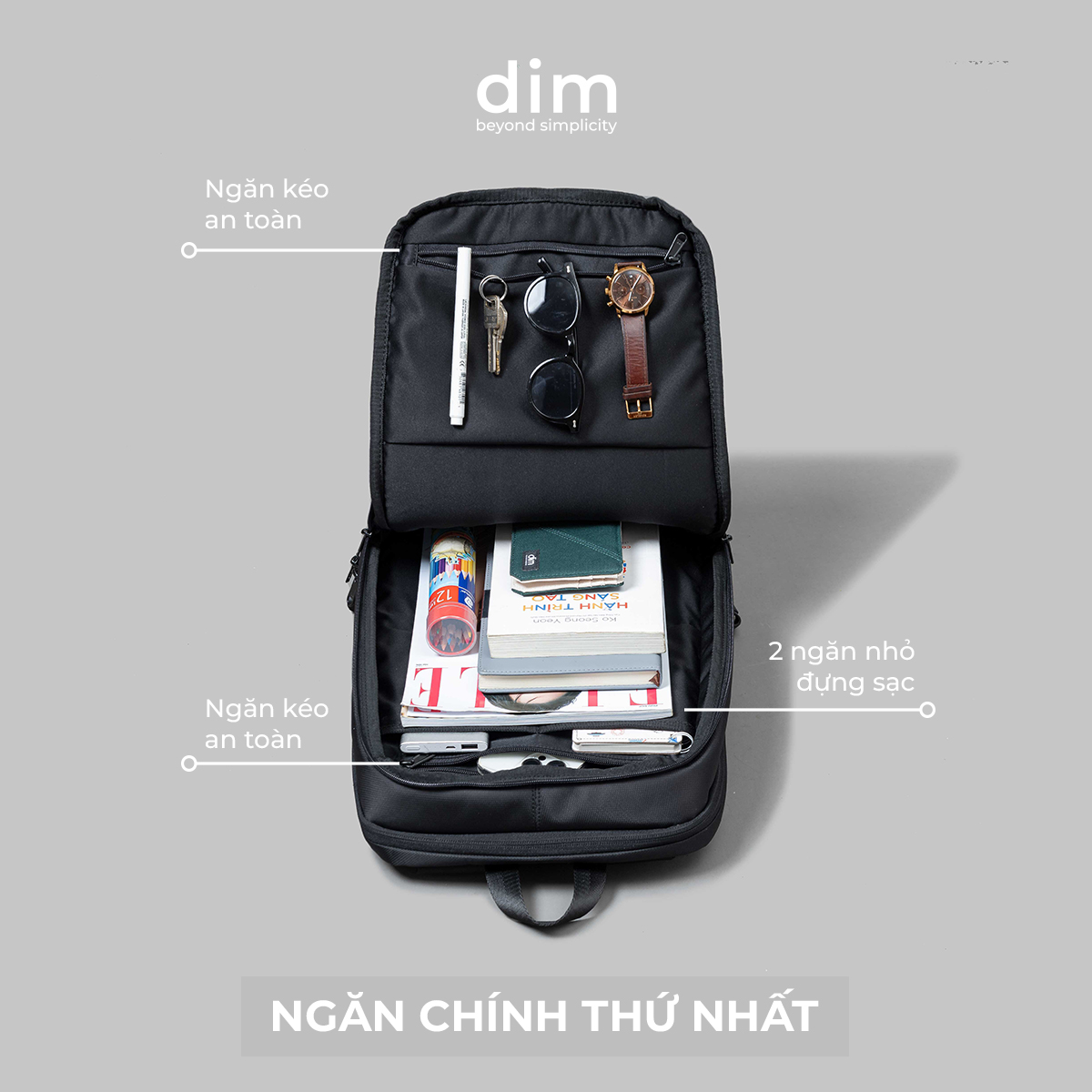 Balo DIM Smart Backpack