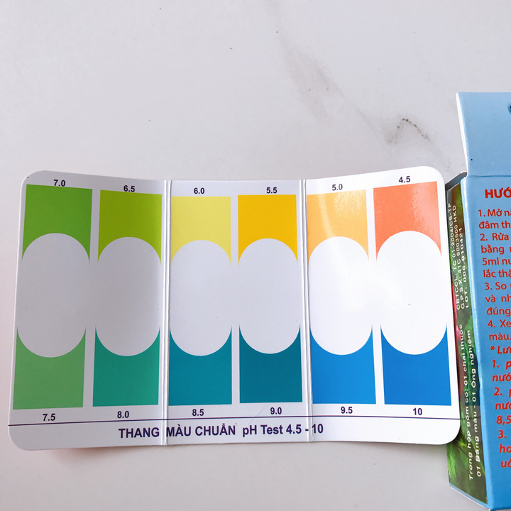 Dung Dịch Kiểm Tra pH - Test pH - Cho Hồ Cá Cảnh, Hồ Thủy Sinh