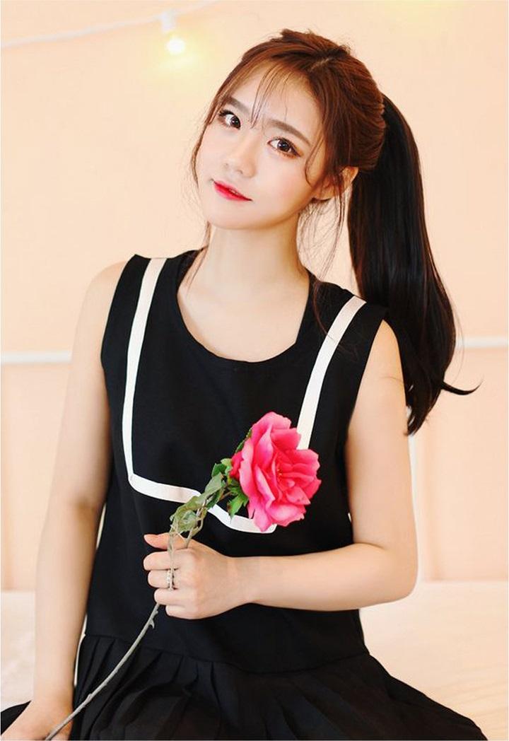 Tóc cột giả đuôi cúp 40cm D12 💖FREESHIP💖 tóc giả nữ , cột đuôi tóc giả, buộc tóc giả nữ Sỉ 40k