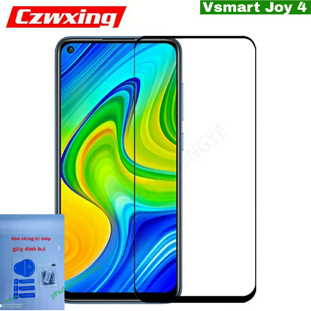 Cường lực Vsmart Joy 4 Full màn Viền mỏng cao cấp chất đẹp