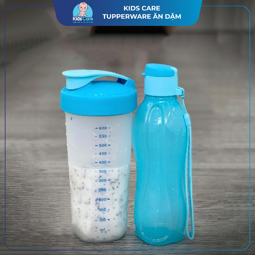(có tách lẻ) Bộ bình lắc dinh dưỡng Memberkit Shake N Go Gen II Tupperware
