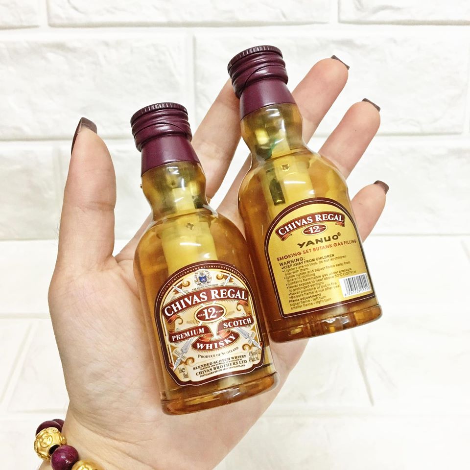 [HCM]Bật Lửa Gas Đồ Khui Hình Chai Chi Vas 12