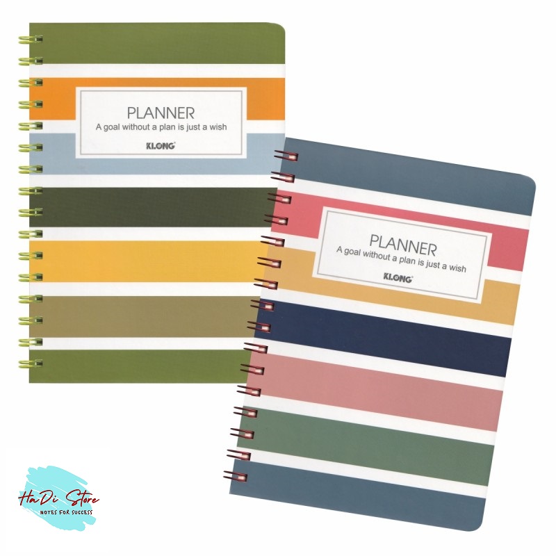 KLONG Sổ lò xo PLANNER A5 - 100 tờ (MS:945)