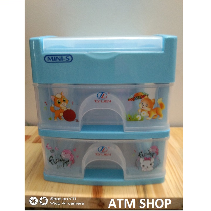 TỦ NHỰA MINI 3 NGĂN TY LIEN-(15.5X19X19CM)