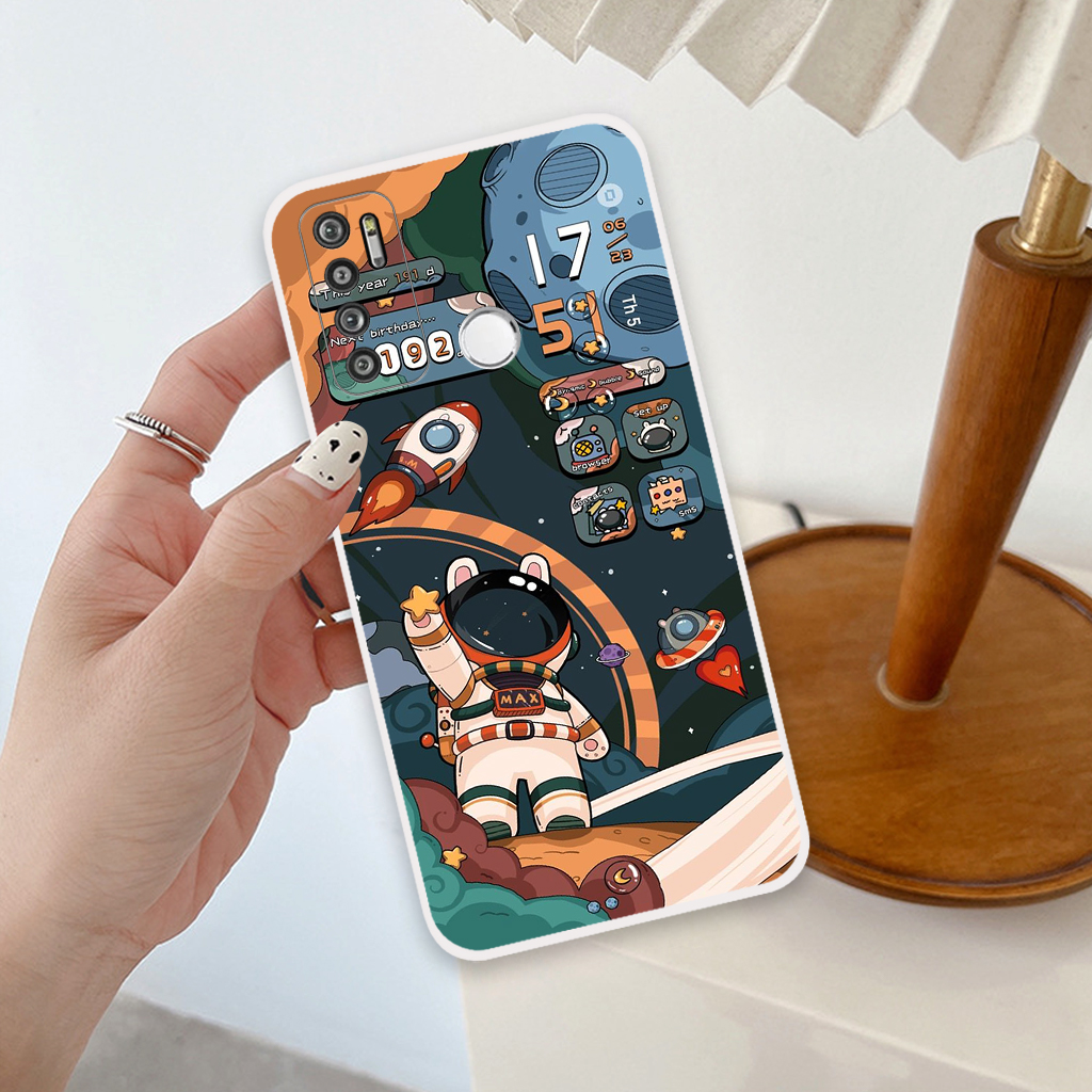 Ốp lưng Vsmart Live 4 hình vũ trụ, phi hành gia astronaut độc đáo