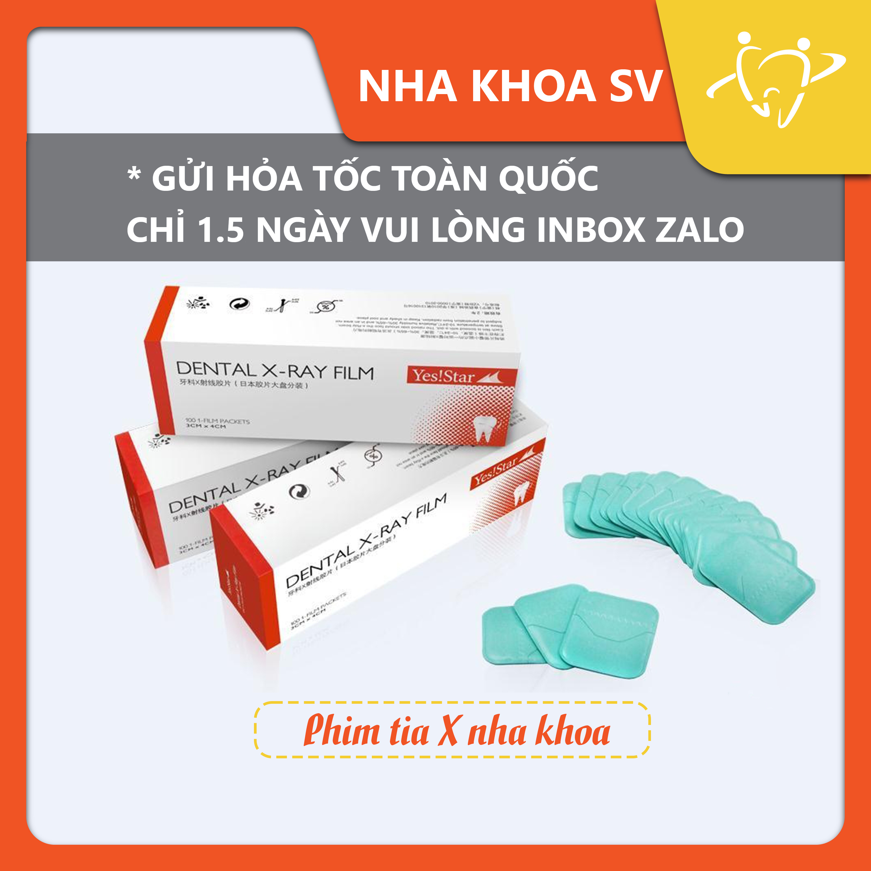 PHIM VÀ NƯỚC RỬA PHIM NHA KHOA