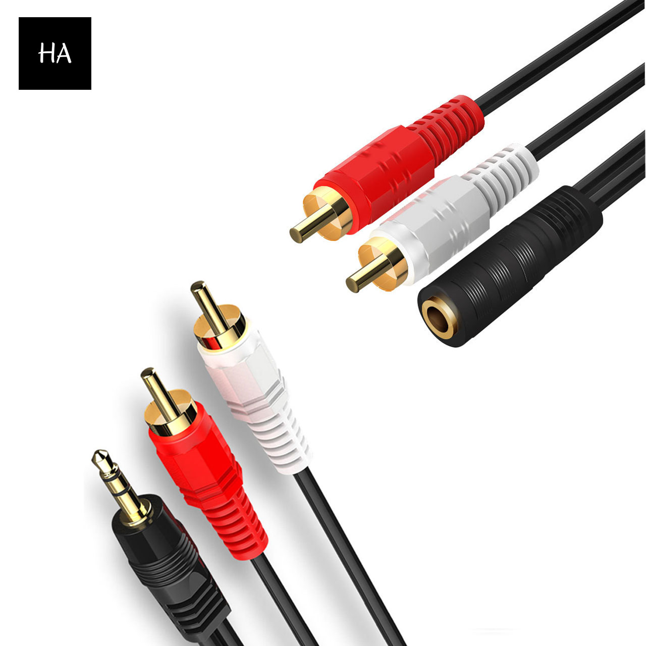 Jack 3.5 Ra Hoa Sen AV/RCA