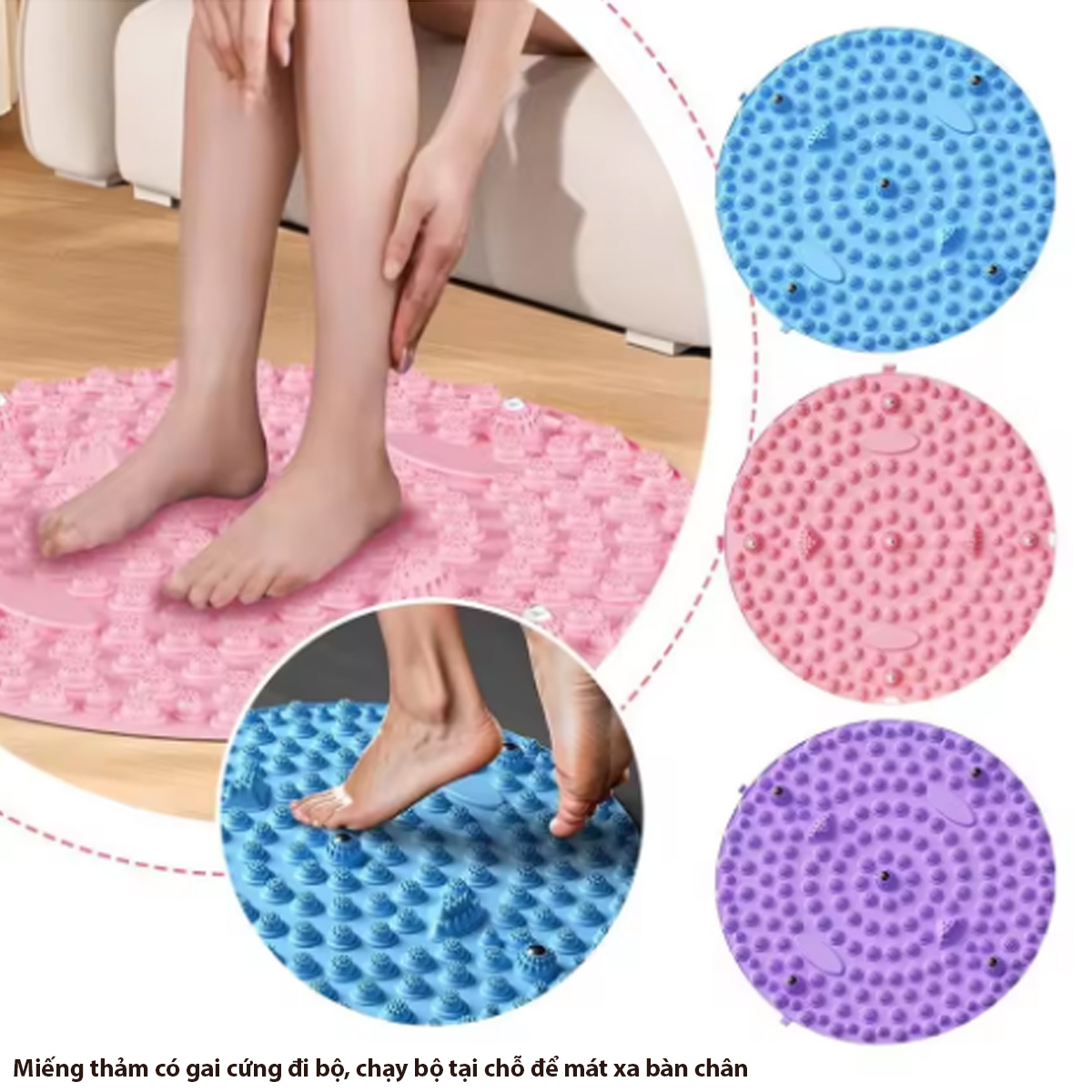 (Available in All Sizes) Spiked Mat for Walking at Home, Foot Massage, Mtc Foot Massage