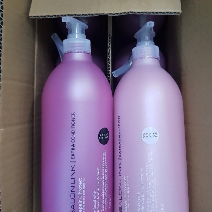Bộ dầu gội xả Salon Link Extra 1000ml của Nhật Bản