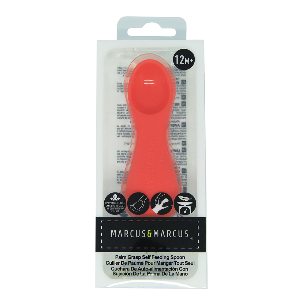Thìa tập ăn silicon cho bé Palm Grasp Marcus & Marcus, từ 12 tháng - Marcus