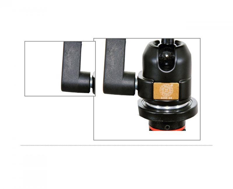 Chân máy ảnh Tripod Beike Q-301 + da cừu lau len (Da thật)