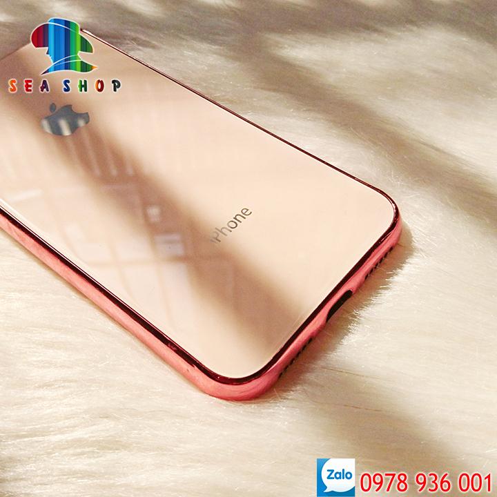 Ốp lưng Iphone Xs Max cao cấp lưng kính A11