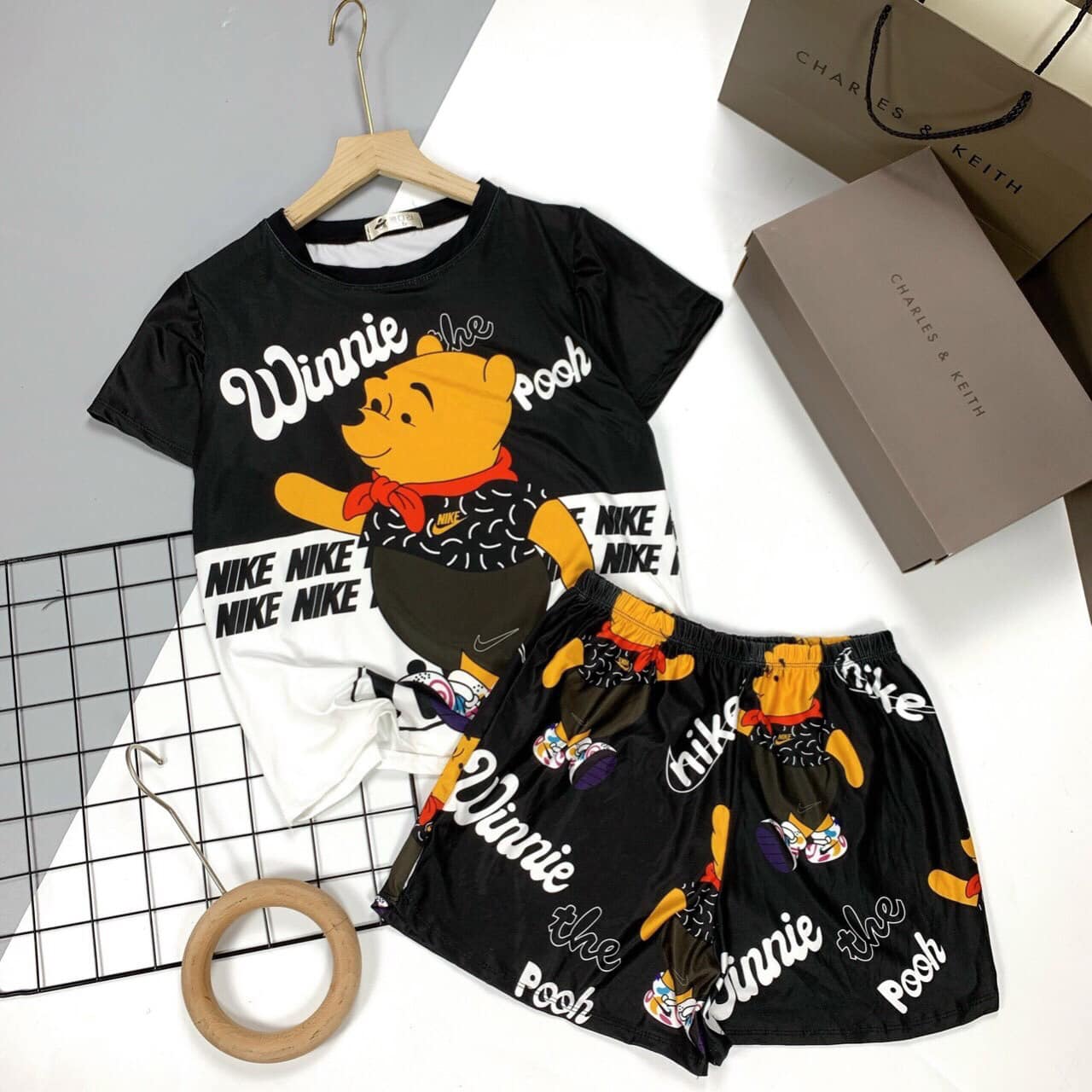 Set đồ bộ quần đùi thun lạnh 3d hàng QC (FREESHIP HD 99K)