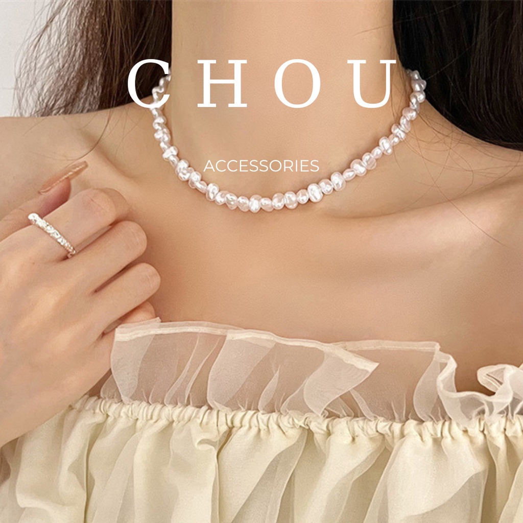 Vòng Cổ Ngọc Basic | CHOU ACCESSORIES |