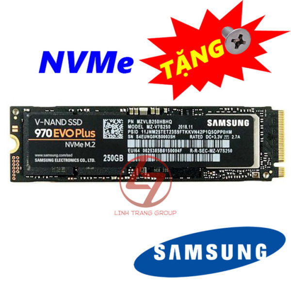 Bảng giá Ổ cứng SSD M.2 PCIe NVMe Samsung 970 EVO Plus 250GB 500GB - bảo hành 5 năm - SD23 SD24 Phong Vũ