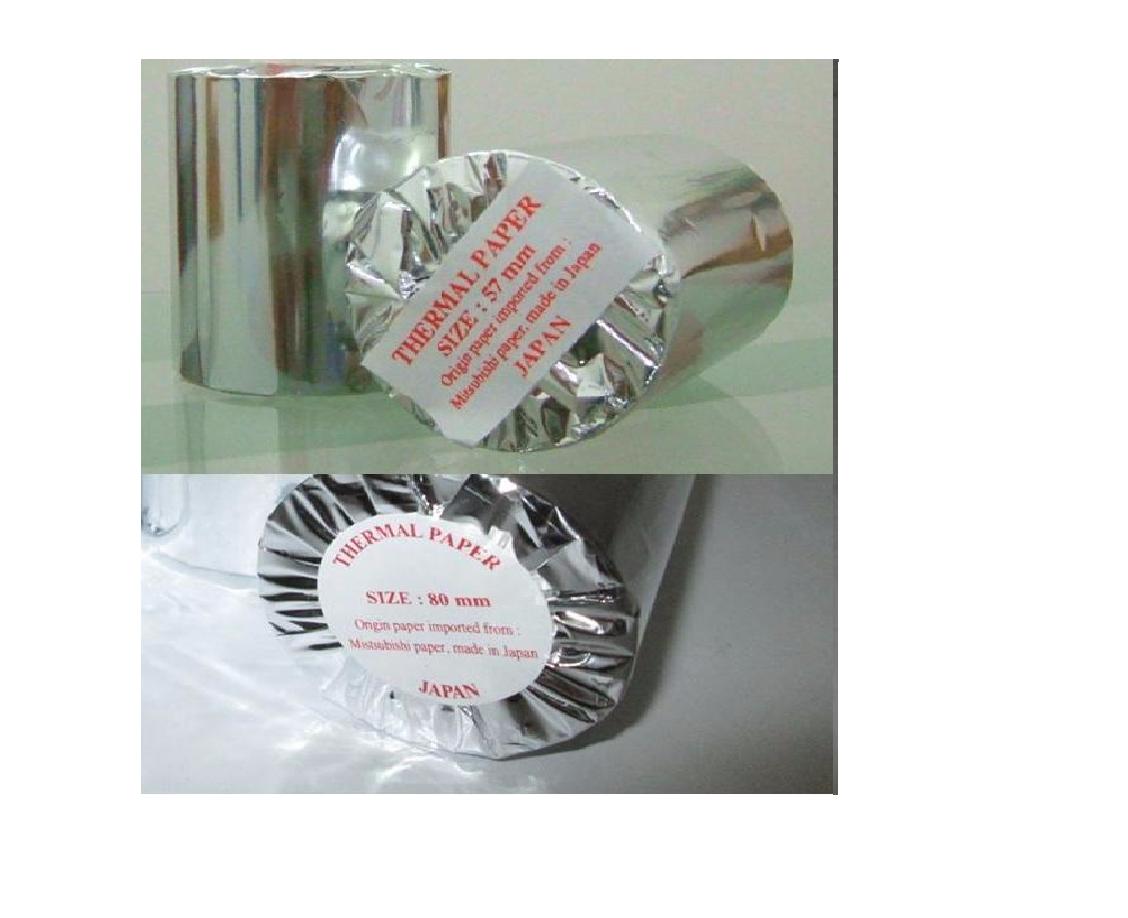 100 Cuộn Giấy in nhiệt 75mm - 65gsm