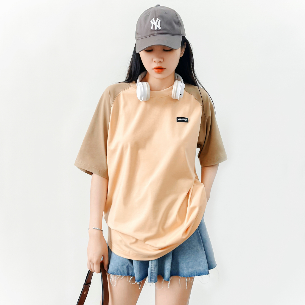 [lazsohot1 -20% đơn 99K] Áo thun Vergency nam nữ Raglan/ Gray, white, begei