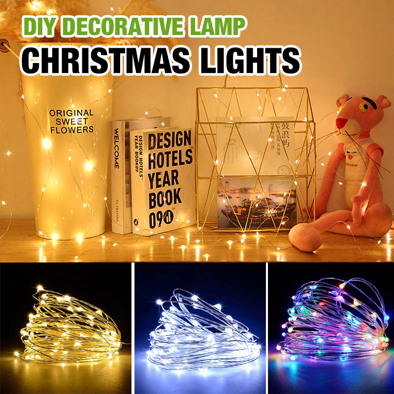 Battery operated LED string light, 1/2 /3 meter flash fairy String Light