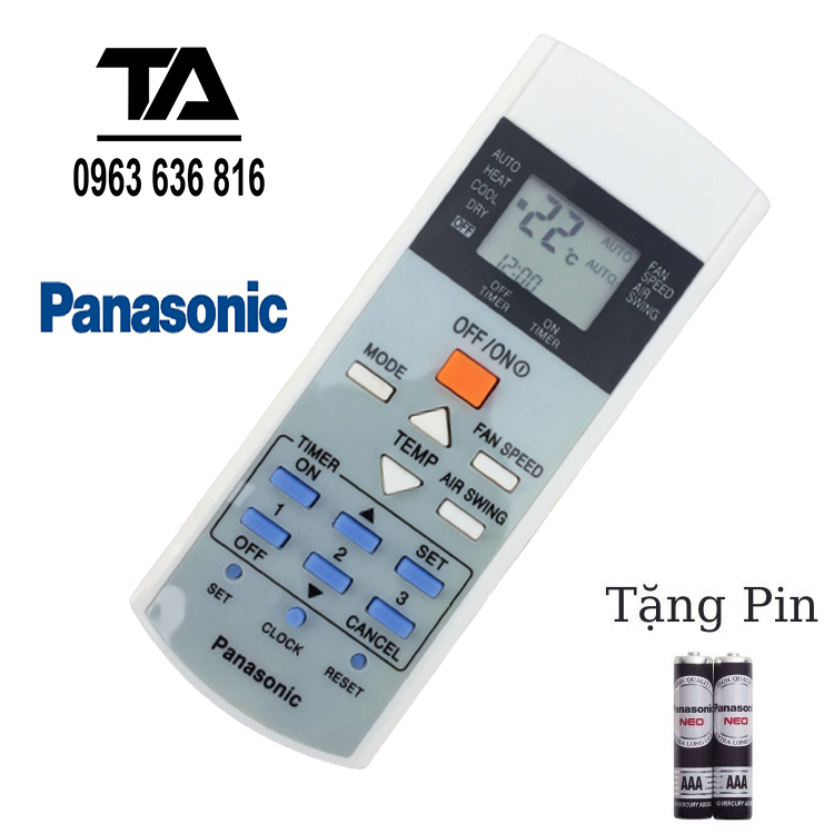 [ FREESHIP ] REMOTE MÁY LẠNH PANASONIC ✔ ĐIỀU KHIỂN ĐIỀU HÒA PANASONIC