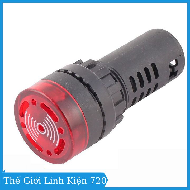 Đèn báo nguồn có còi ad16-22sm 220vac đỏ/vàng/xanh lá