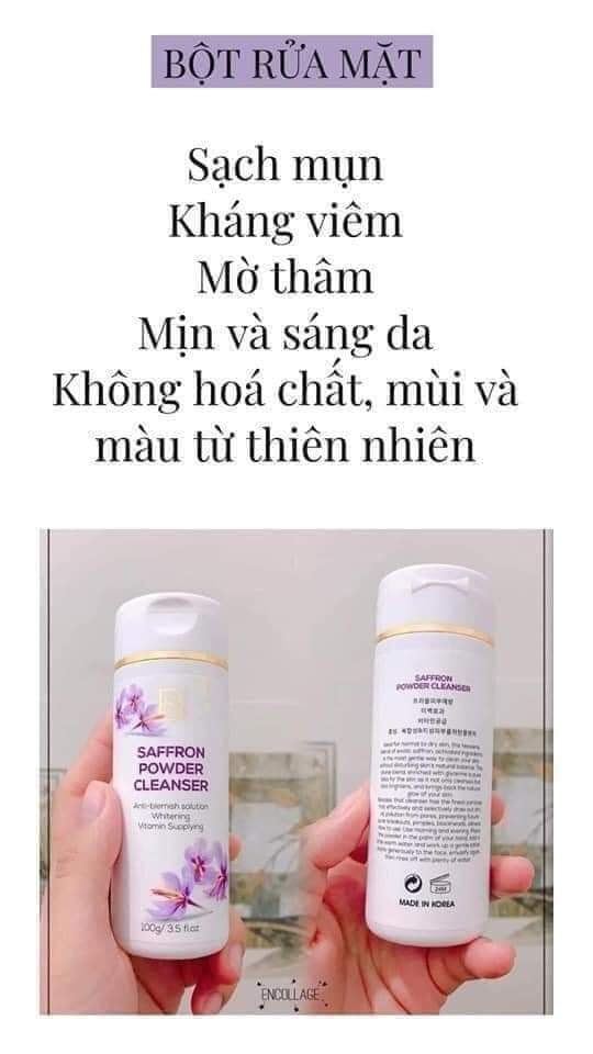 Bột rửa mặt Saffron Powder Cleanser