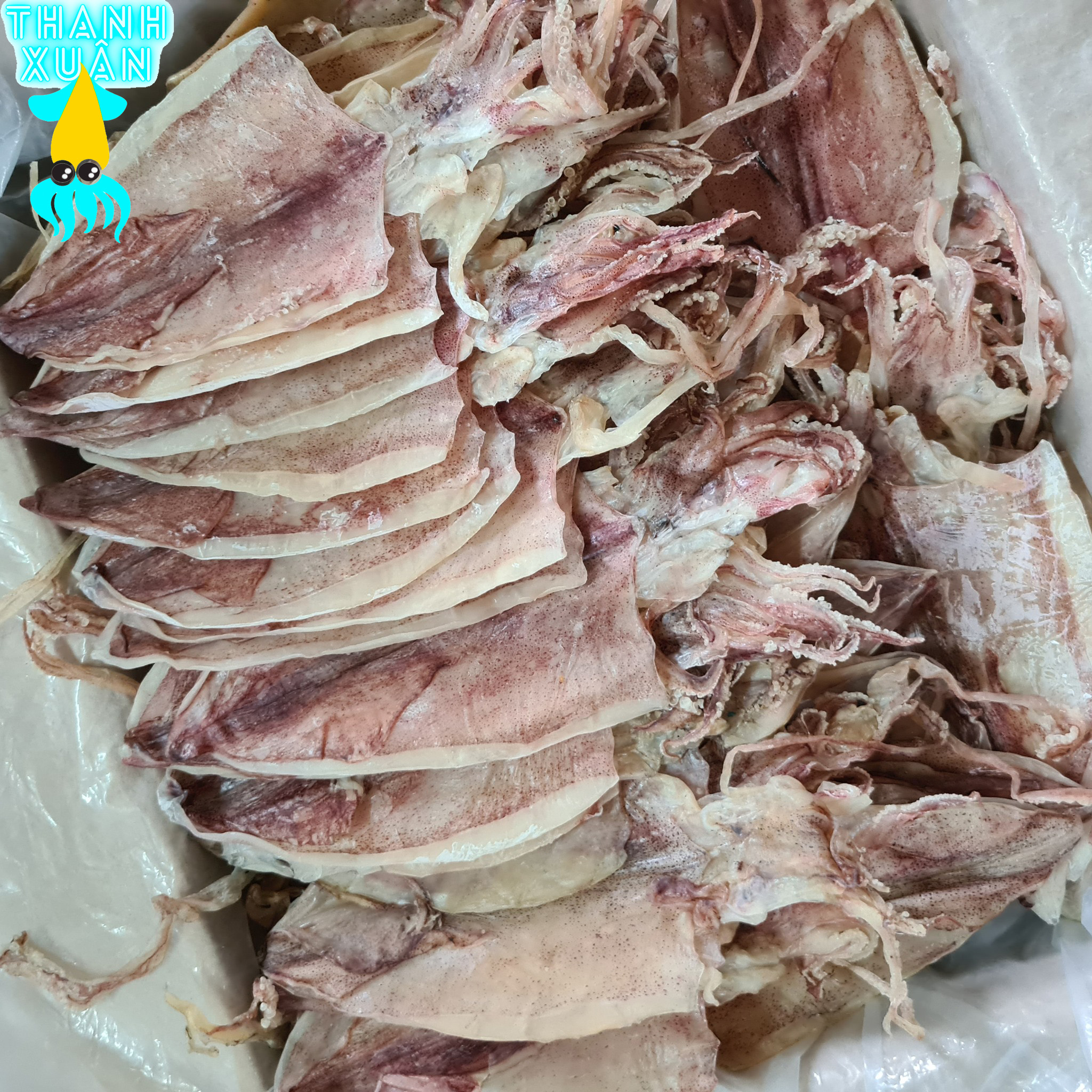 200gr Khô mực Vân Đồn size 50-55con/kg