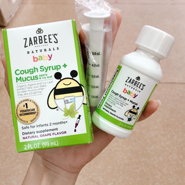 Siro Zarbee's Cho Bé Từ 2 Tháng Tuổi-Zarbee ho