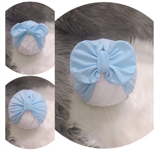 [HCM]Nón turban cho bé freesize từ 5-12 ký (kèm tóc giả)