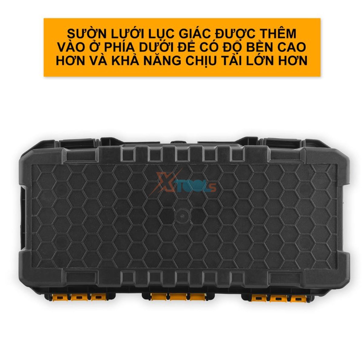 Thùng đựng đồ nghề đa năng INGCO 14-17-20 inch | hộp đồ nghề/dụng cụ 5 ngăn nhựa PP chịu lực cao, chống va đập, khóa kim loại hoặc khóa sắt