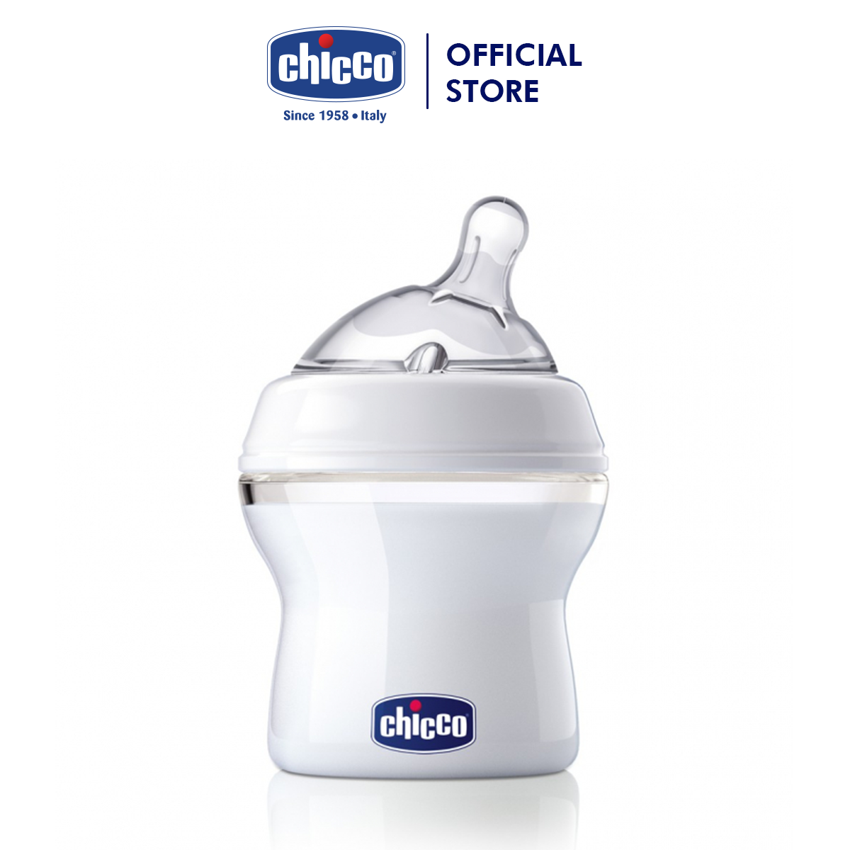 Bình sữa núm nghiêng Pisa Natural Feeling 0M+ Chicco 150ml