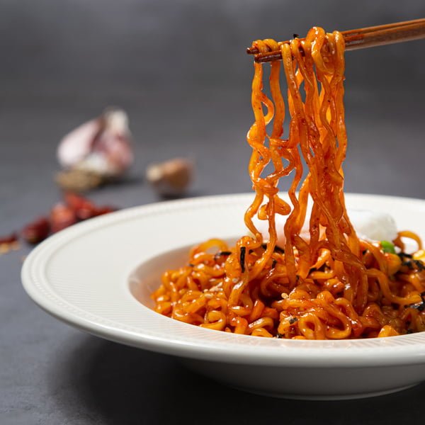 Mì trộn Ottogi gói mini nhiều vị (phô mai, BBQ, vị gà cay) 70g, 80g