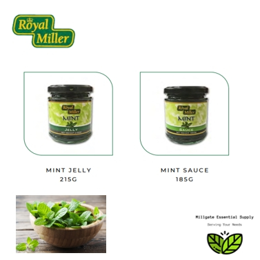 🌿 SỐT BẠC HÀ ROYAL MILLER MINT SAUCE 165G – HƯƠNG VỊ ANH QUỐC TINH TẾ 🌿