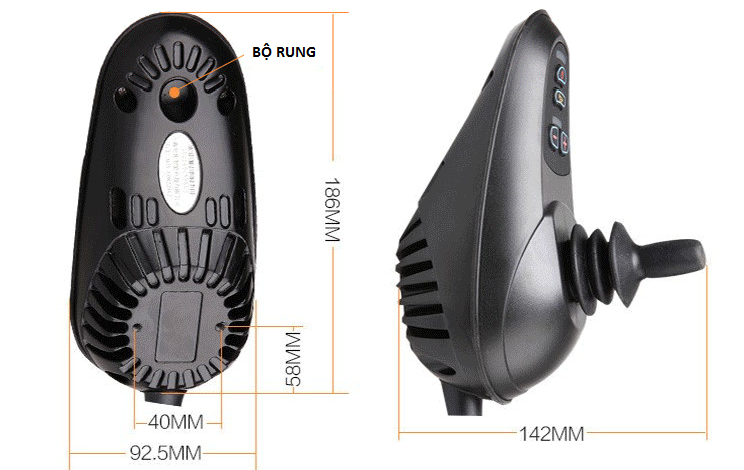 joytick cần điều khiển xe lăn điện
