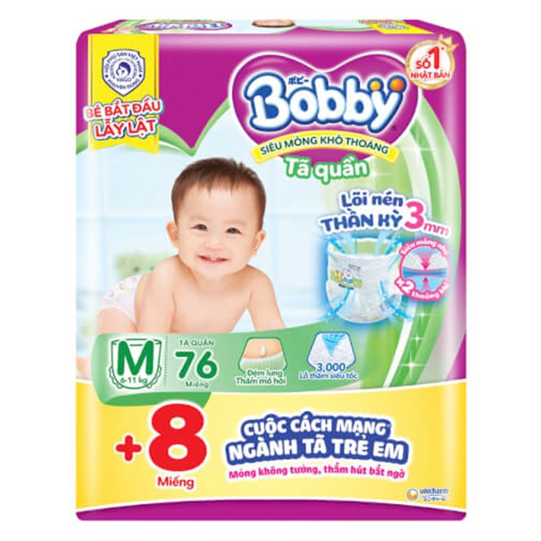 Tã quần Bobby M76
