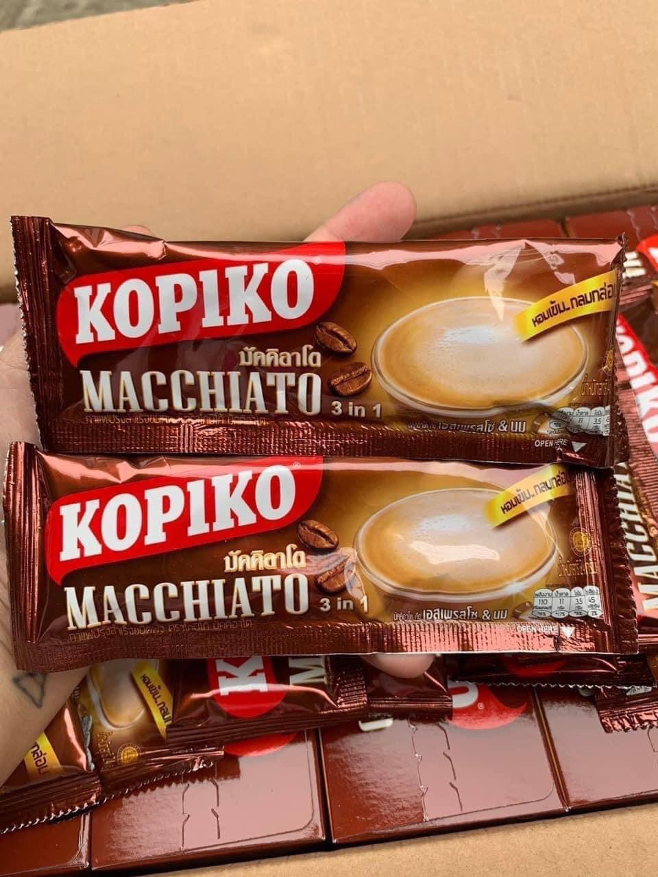 Cà phê sữa hòa tan kopiko thái lan bịch 20 gói