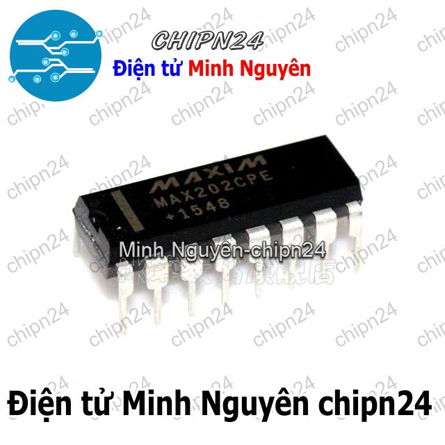 [2 con] (DIP) IC MAX202 DIP-16 (MAX202CPE RS232 202) - HH002298