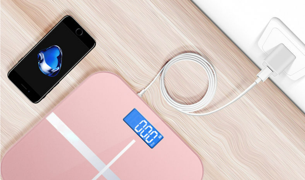 Cân Điện Tử Màn Hình LCD Kèm Đo Nhiệt Độ