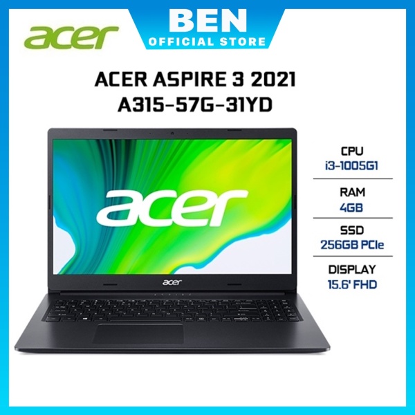 Bảng giá Laptop ACER Aspire A315-56-37DV i3 1005G1 /Ram 4GB/SSD 256GB/15.6 inch/Win10 (NX.HS5SV.001) Phong Vũ