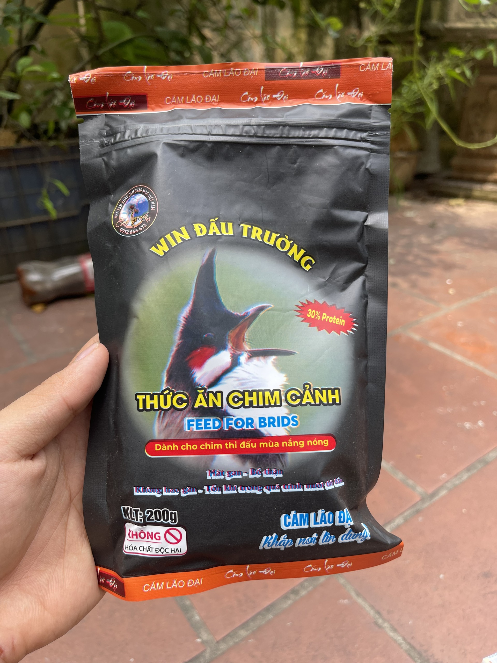 Cám Win đấu trường Cám chào mào Lão đại thi đấu mùa nắng nóng 200g Đại lý Kabosa