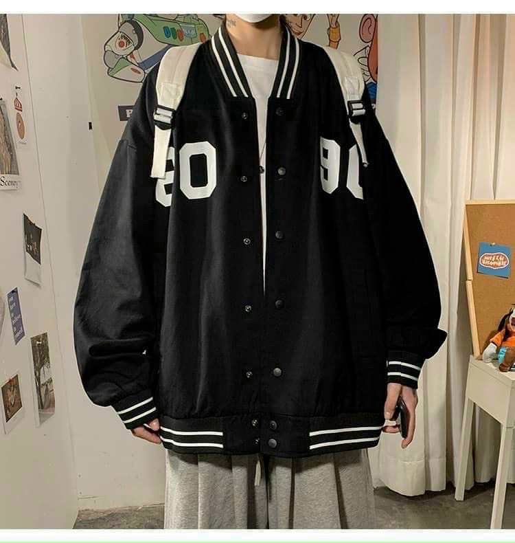 Áo Khoác Dù Kiểu Bomber 2 lớp in Số 8092 Ngầu