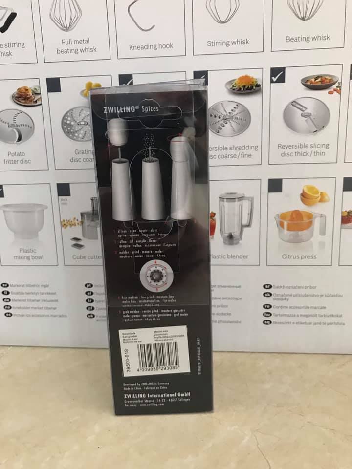 Lọ xay muối inox zwilling spices 39500-018-0