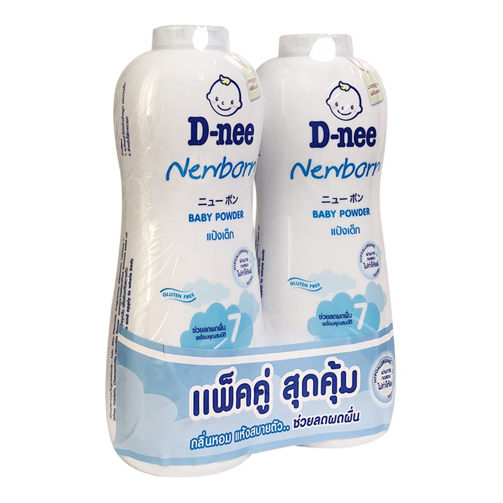 Phấn Rôm Cho Bé - Phấn Rôm Dnee Baby Powder 400g Thái Lan (Mẫu mới)