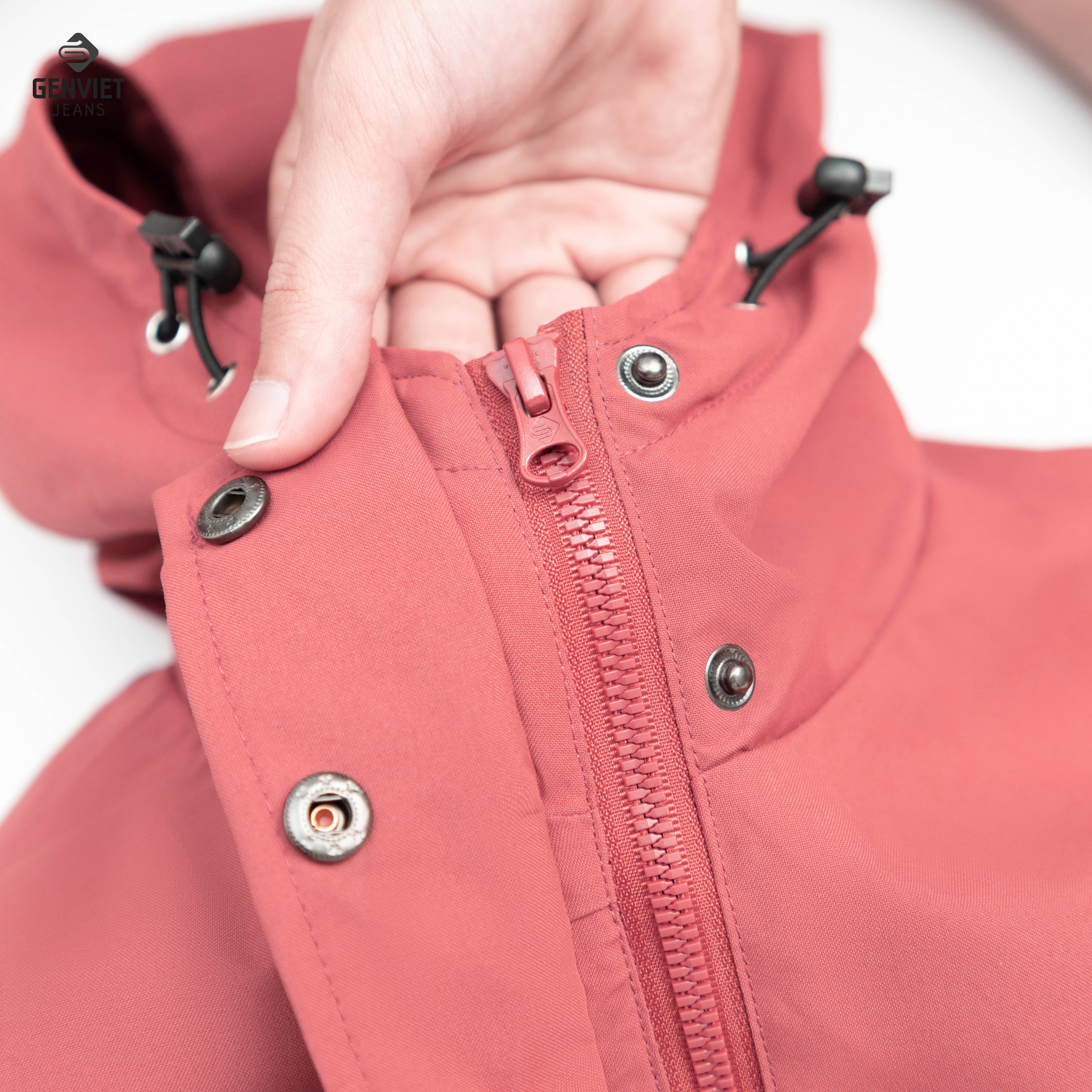Áo Khoác Gió Parka Nữ GENVIET Cản Gió Cản Nước TK130G8024