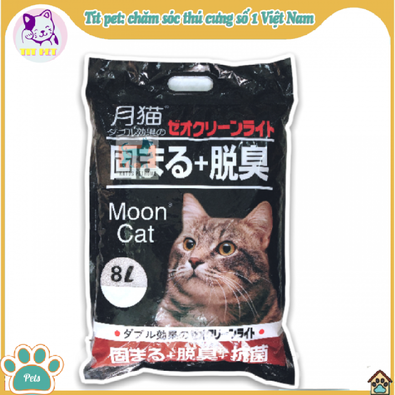[TITPETSHOP97] Cát Vệ Sinh Cho Mèo - Cát Nhật Đen 8L