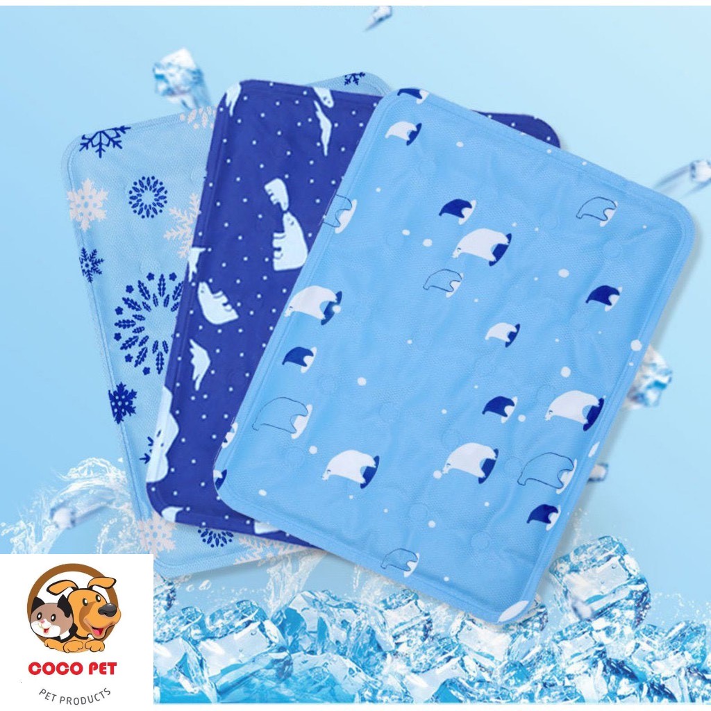 Thảm/Đệm Nước Hè Làm Mát Cho Chó Mèo Thú Cưng - Thảm Gel Lạnh Chống Nóng Cho Chó Mèo Dễ Làm Sạch