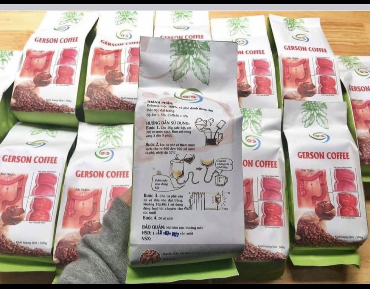 CAFE THẢI ĐỘC ĐẠI TRÀNG GERSON