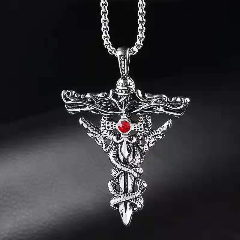 [HCM]Dây Chuyền Nam Thần Kiếm Cá Tính  Thời Trang Cao Cấp  VCRONGCUONKIEM01