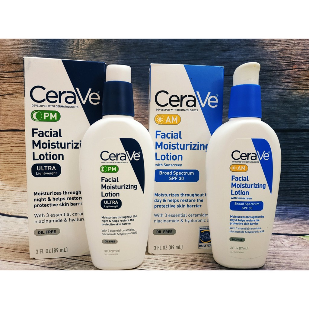 [Bản Mỹ] Kem dưỡng Cerave AM/ PM Moisturizing Lotion
